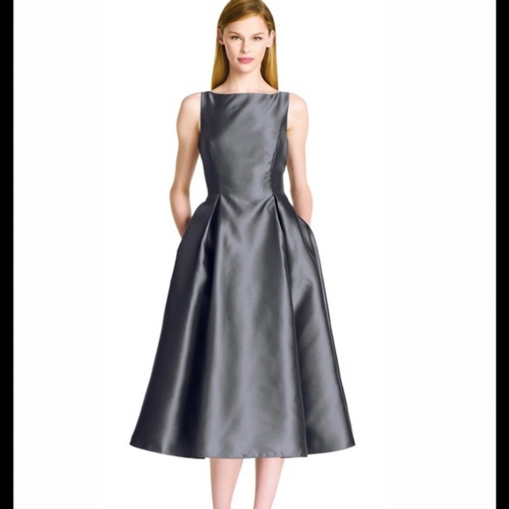 Adrianna Papell Sleeveless Tea Length Dress